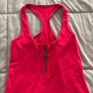 Neon Pink LuluLemon Tank